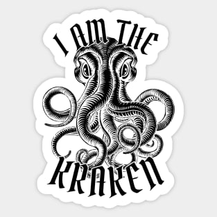 I am the kraken Sticker